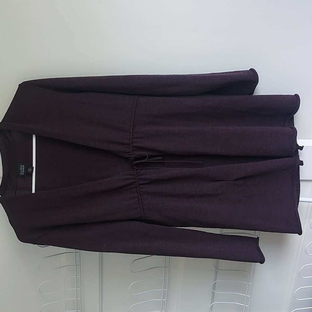 Eileen Fisher 100% Merino Wool Wrap Sweater <Read Description & See Pictures>
